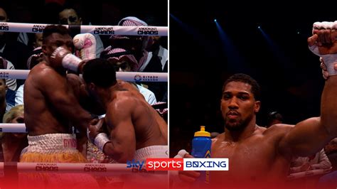 Anthony Joshua vs Francis Ngannou highlights: AJ delivers huge .